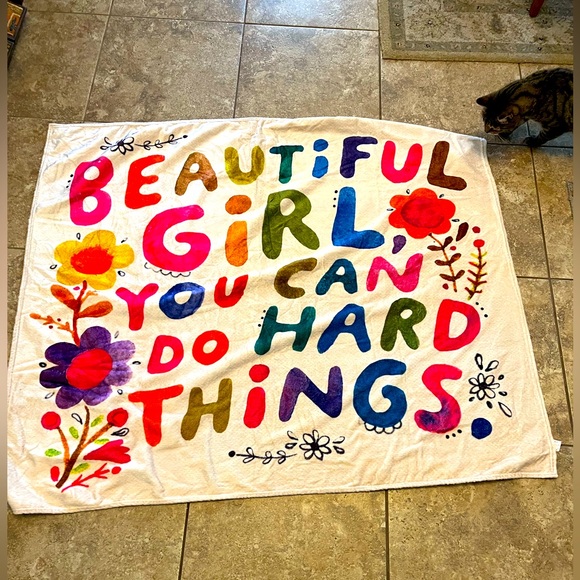 NATURAL LIFE Bedding Natural Life Snuggle Blanket Girl Power